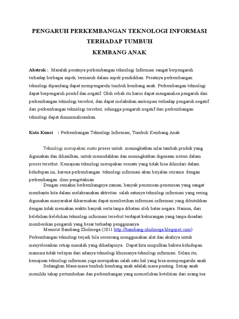 Contoh Artikel Non Penelitian