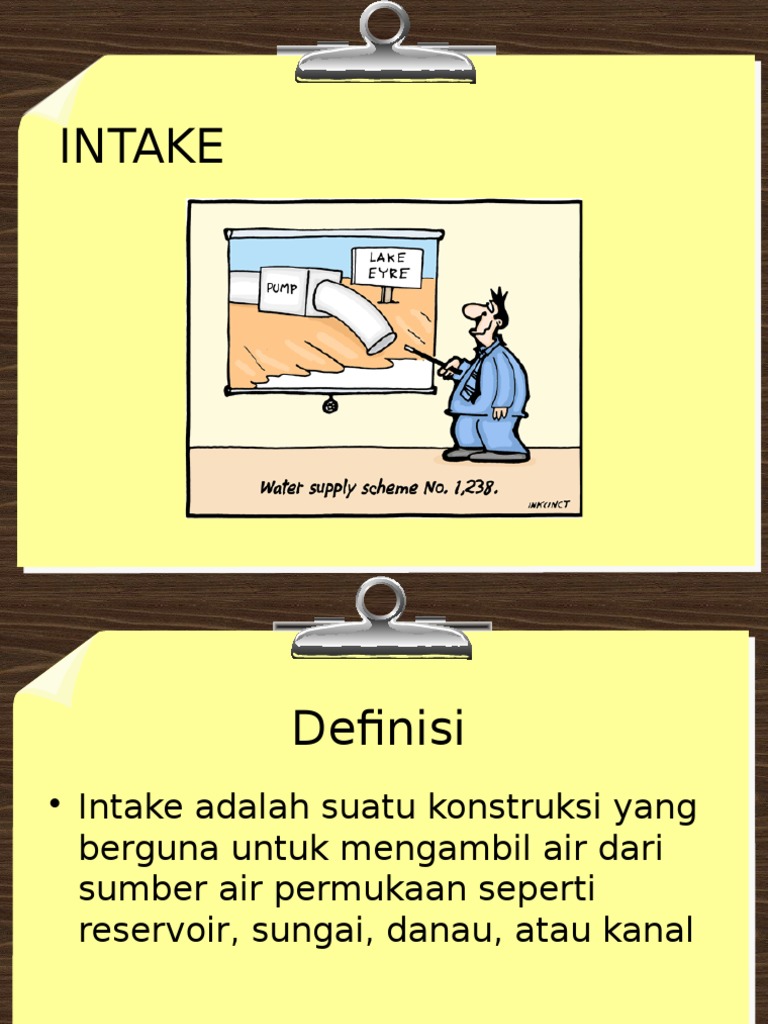 Materi SPAM 5 - Intake | PDF