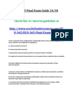 UOP ECO 365 Final Exam Guide 24