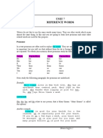 Unit 7 Reference Words