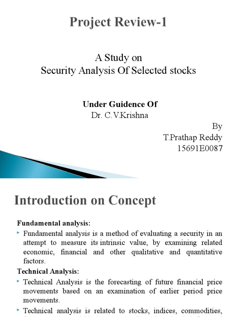 Security Analysis of Selected Stocks | PDF | Dividend | Technical Analysis