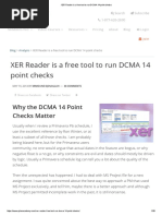 XER Reader Is A Free Tool To Run DCMA 14 Point Checks