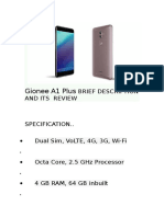gionee a1 plus