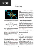 Bloch Waves Block States