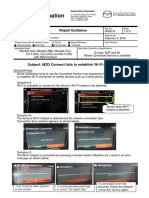 MZD Connect Fails to Establish Wi-Fi Connection