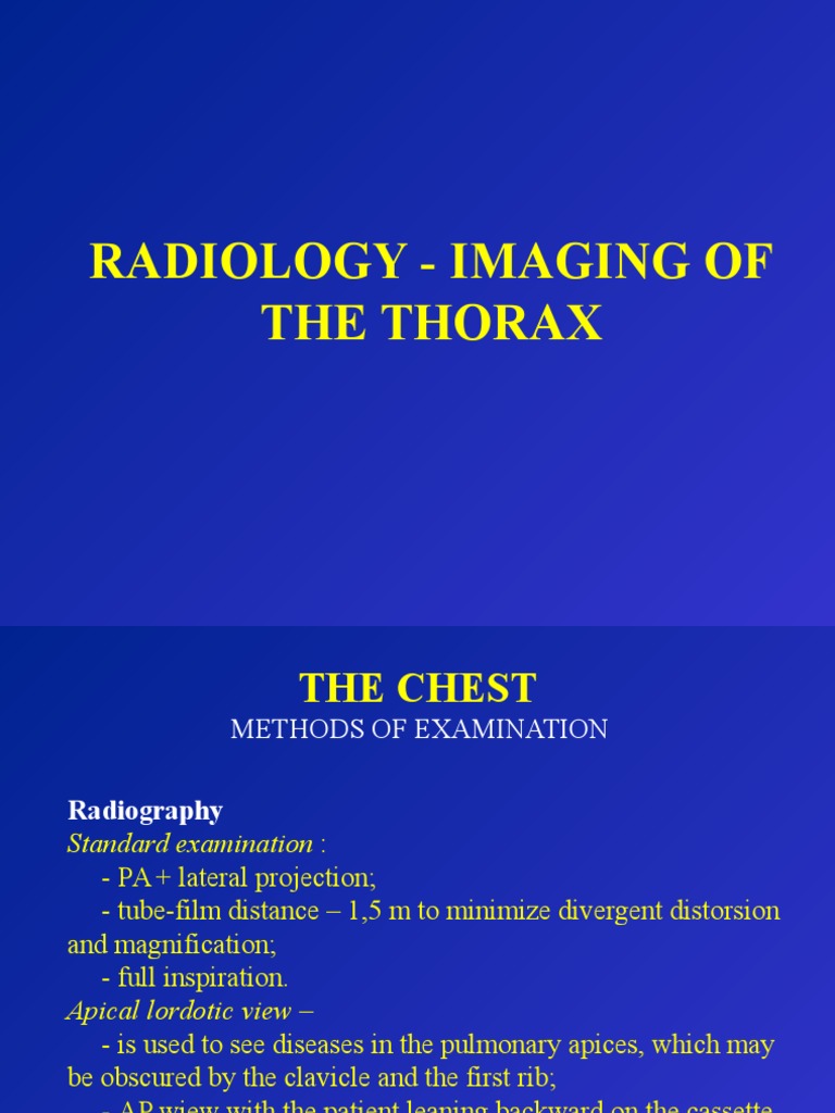 Thoracic Imaging Techniques in Radiology | PDF | Pneumonia | Lung