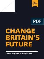 Download Liberal Democrat Manifesto 2017 - Change Britains Future by The Guardian SN348615937 doc pdf