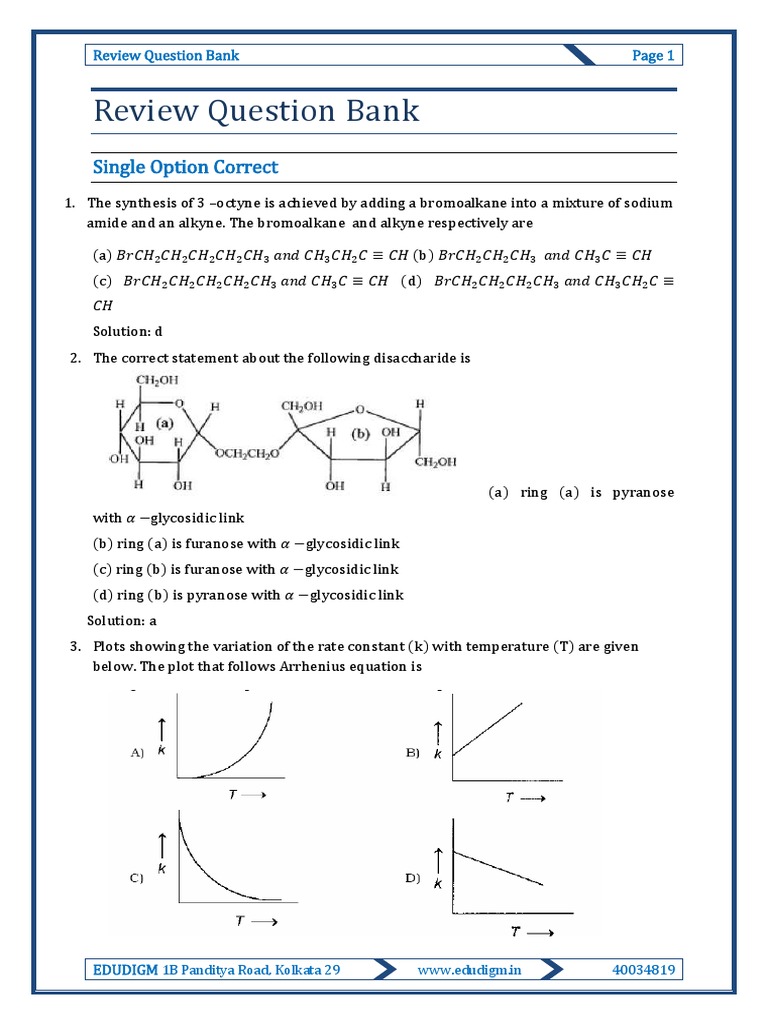 Chemistry Problem Solving Guide | PDF | Solution | Hydrogen