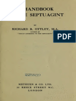 Handbook to the Septuagint (Richard Ottley)