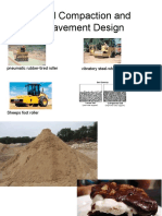 Soil Compaction and Pavement Design: Pneumatic Rubber-Tired Roller Vibratory Steel-Wheeled Roller