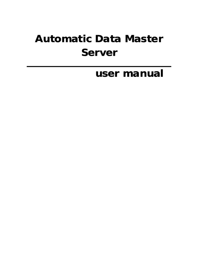 ADMS USer Manual | PDF | Ip Address | Proxy Server