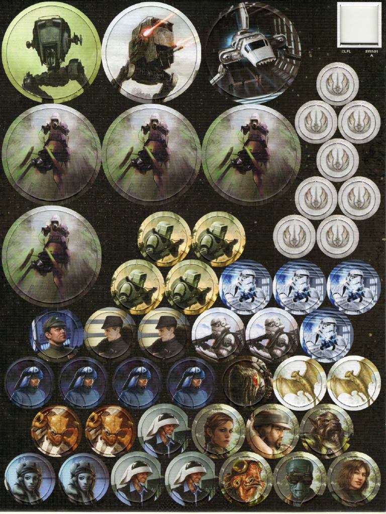 Star Wars Age of Rebellion Character Tokens PDF PDF