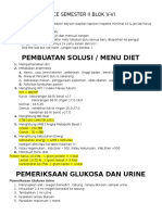 OSCE DIET MENU