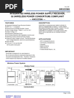 AN32258A Integrated Wireless Power Supply Receiver, Qi (Wireless Power Consortium) Compliant AN32258A