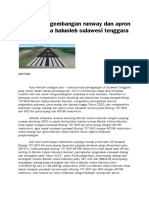 Analisis Pengembangan Runway Dan Apron Bandar Udara Haluoleh Sulawesi Tenggara