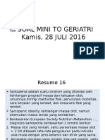 Soal Mini To Geriatri