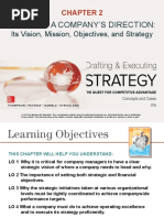 Charting A Company'S Direction:: Its Vision, Mission, Objectives, and Strategy