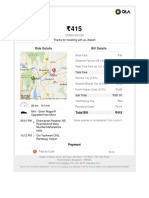 Ola cab receipt from Dhanvantari Hospital to Om Yashwant CHS on 02 Jul 2016