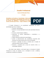 Desafio Profissional - Educação Física 5 Série