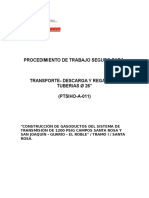 Cv-ptsiho-A-011carga Transporte y Regado de Tuberia Originar