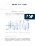 Obtención Del Acrilonitrilo