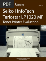 Seiko Infotech Teriostar LP1020MF Toner Printer