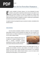 Antecedentes de Los Derechos Humanos