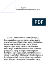 6.rekabentuk Pembinaan Dan Pentadbiran Ujian