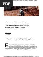 Entre a Panaceia e a Miopia Algumas Reflexões Sobre o Bolsa Família