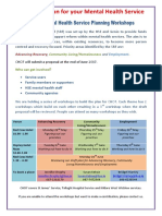 Create The Plan For Your Mental Health Service