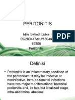 Peritonitis