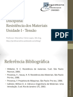 Resistência dos Materiais: Tensão