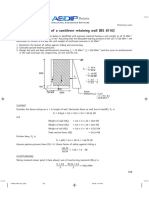 Cantilever Retaining Wall - Metric PDF