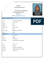 Resume: Azzahra Binti Abdul Ghani