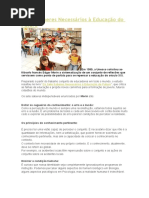 s Sete Saberes Necessários à Educação Do Futuro