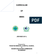 PMDC Curriculum 2011 PDF