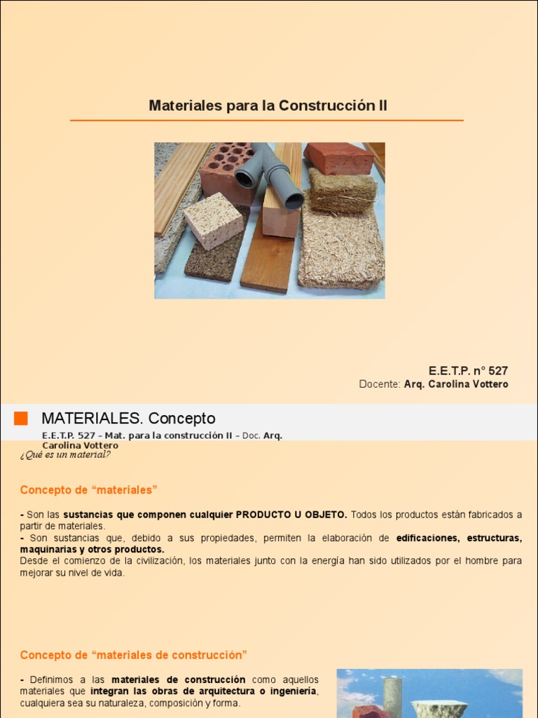 Cont Materiales para Const II 2016 para Alumnos | PDF | Extrusión ...