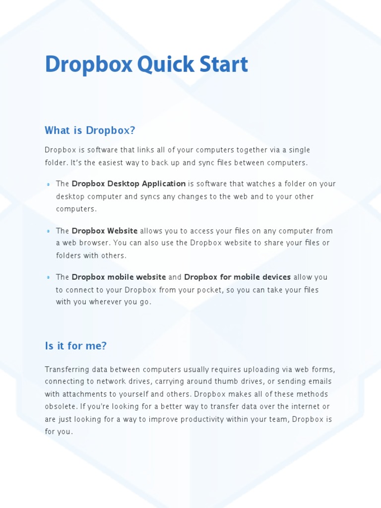 Getting Started PDF | PDF