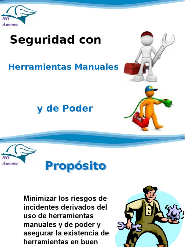Seguridad en el Uso de Herramientas | PDF | Herramientas | Equipo