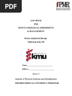 LOG BOOK for Objective Assessment C-P I & II KMU (1)