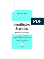 Constitucion Argentina Comentada y Concordada. Zarini