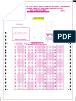 Aprjc Cet 2017 Sample Omr Sheet