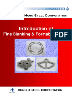 Introduction of Fine Blanking & Formability Steel