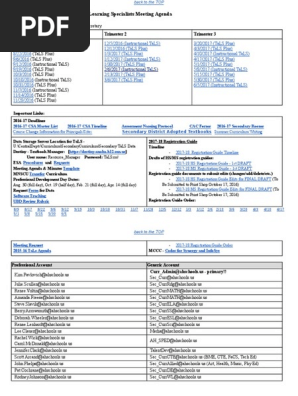2016 17talsagendasecondary 1 Curriculum Communication