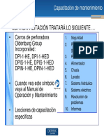 Capacitación de Mantenimiento DPI (S) (N) - 1-HE (D)