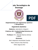 Pracica 5 Conductividad Térmica en Cilindros