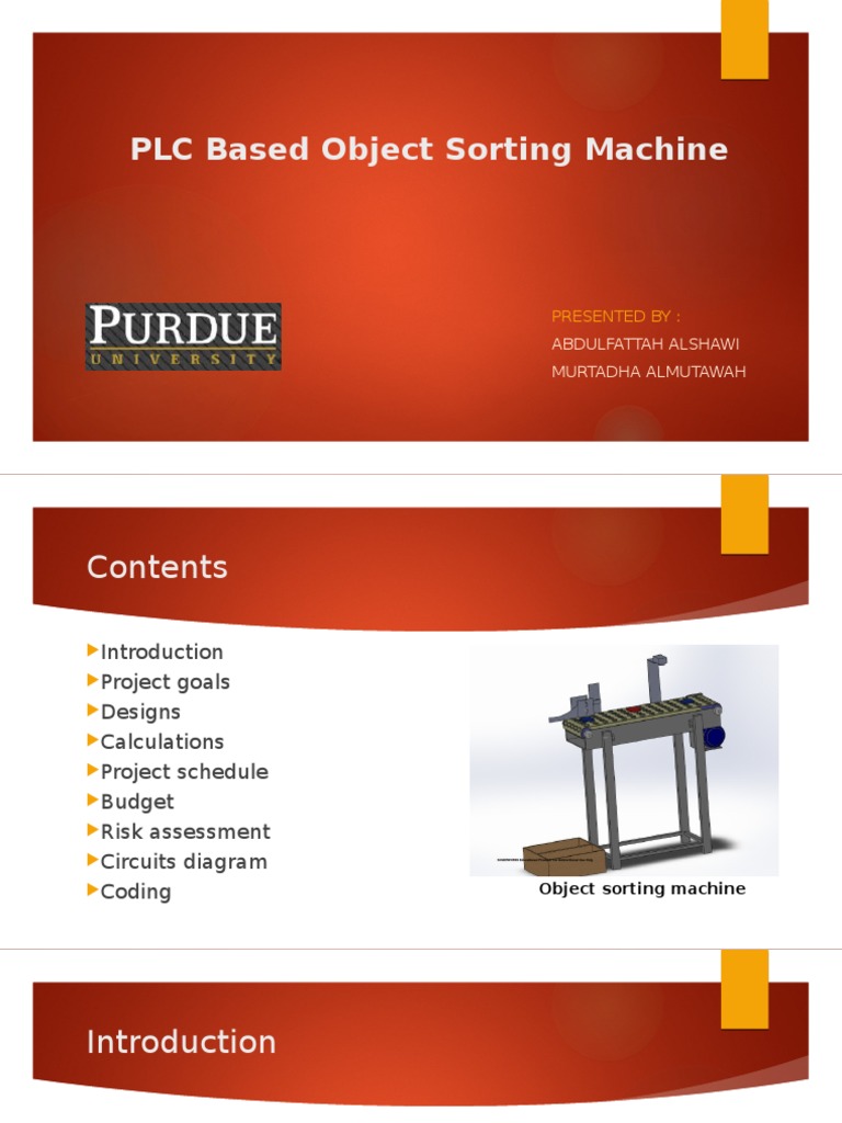 PLC-Based Object Sorting Automation | PDF | Speed | Electricity