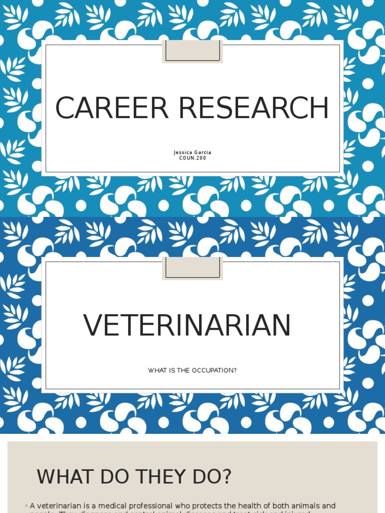 Veterinarian Career Overview and Insights | PDF | Self-Improvement