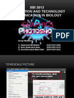 Graphics Editing: SBI 3013 Information and Technology Communication in Biology