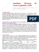 Proceso Inmediato Recurso de Apelación Decreto Legislativo 1307 PDF